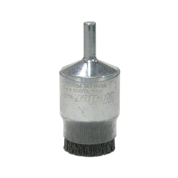 Weiler Burr-Rx 1" Coated-Cup End Brush, .026/120CG Crimped Fill 86104 - main